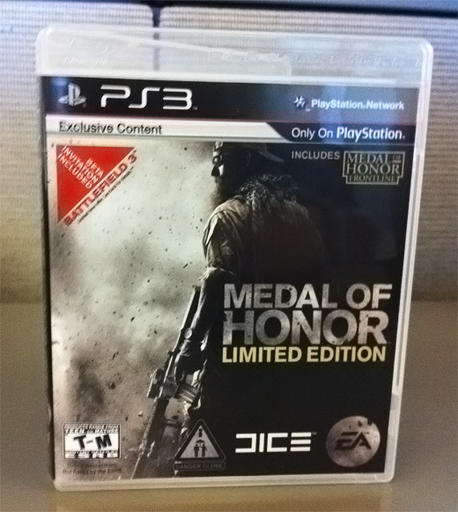 А вот и реальная упаковка версии MoH для PS3