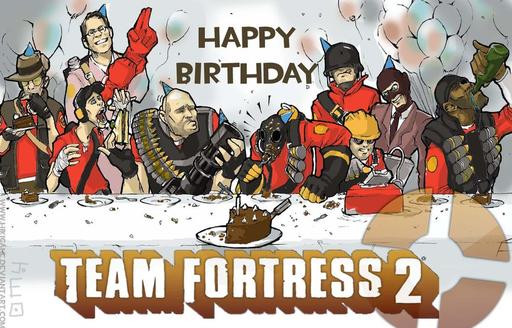 Team Fortress 2 - День Рождения Team Fortress 2 !!! 3 года