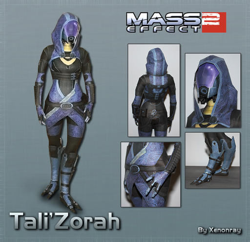 Mass Effect 3 - Бумажные модели персонажей из Масс Эффект 