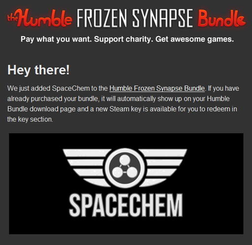 SpaceChem добавлен в Humble Frozen Synapse Bundle
