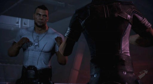 Mass Effect 3 - Джеймс Вега. "Ох, я смущен и краснею"